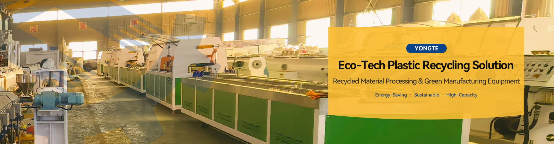 Stroj na recyklaci plastů
