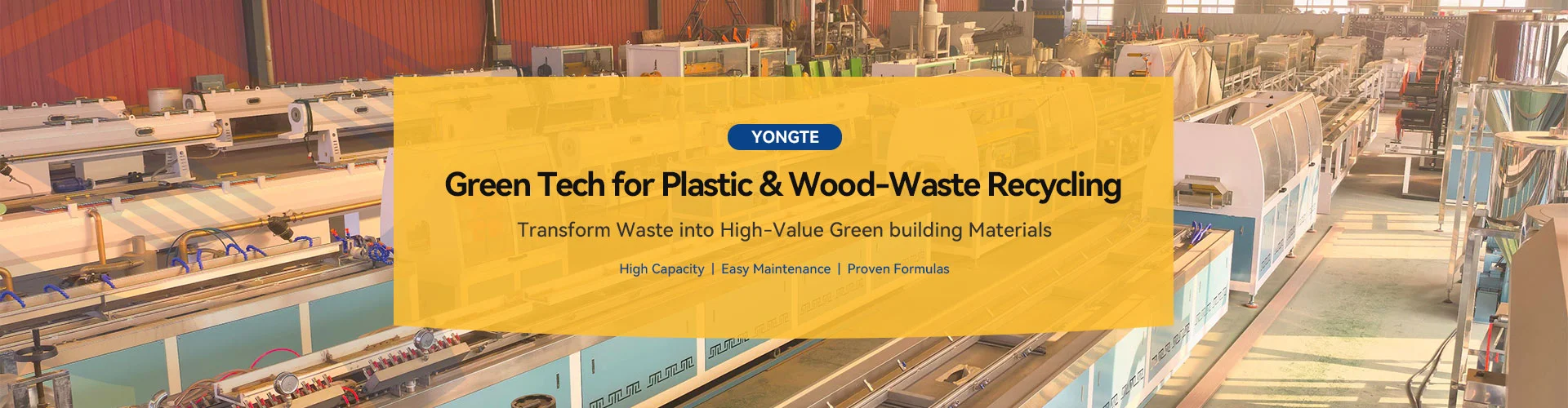 Stroj na profilování WPC