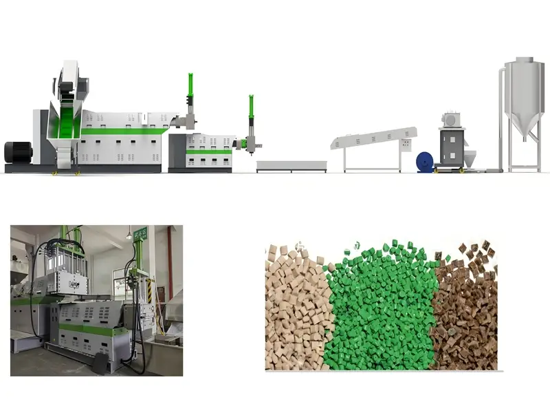 Africká objednávka na stroj na peletování plastů