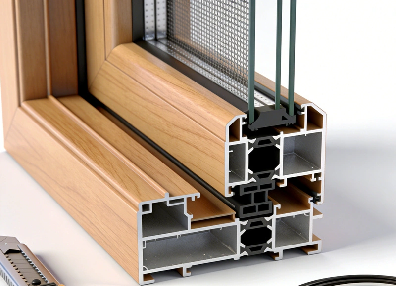 Stroj na vytlačování okenních a dveřních profilů ABS