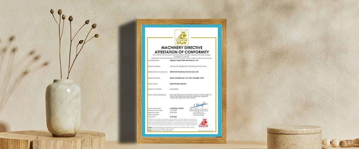 Our Certificate