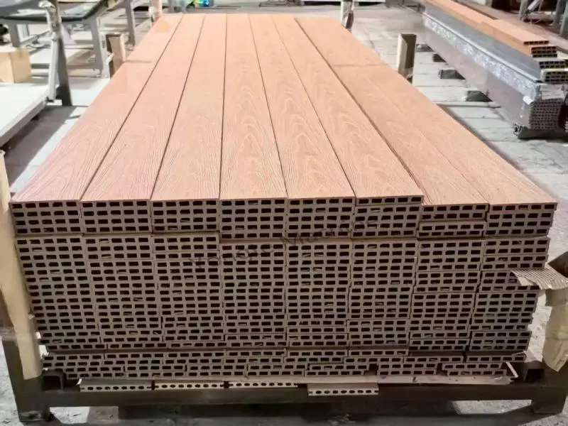 WPC decking machine in Romania