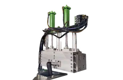 Hydrualic screen changer of plastic pelletizing machine