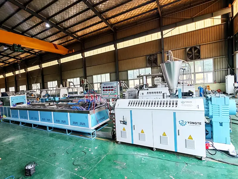 4 Cavity Plastic Profile Production Line